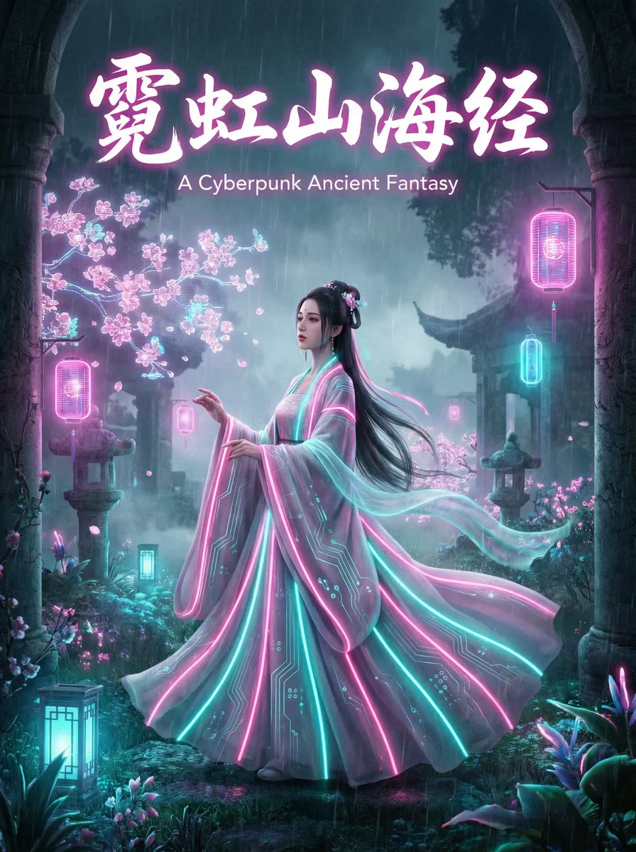 卡楚米 古风奇缘短剧 - 霓虹山海经海报